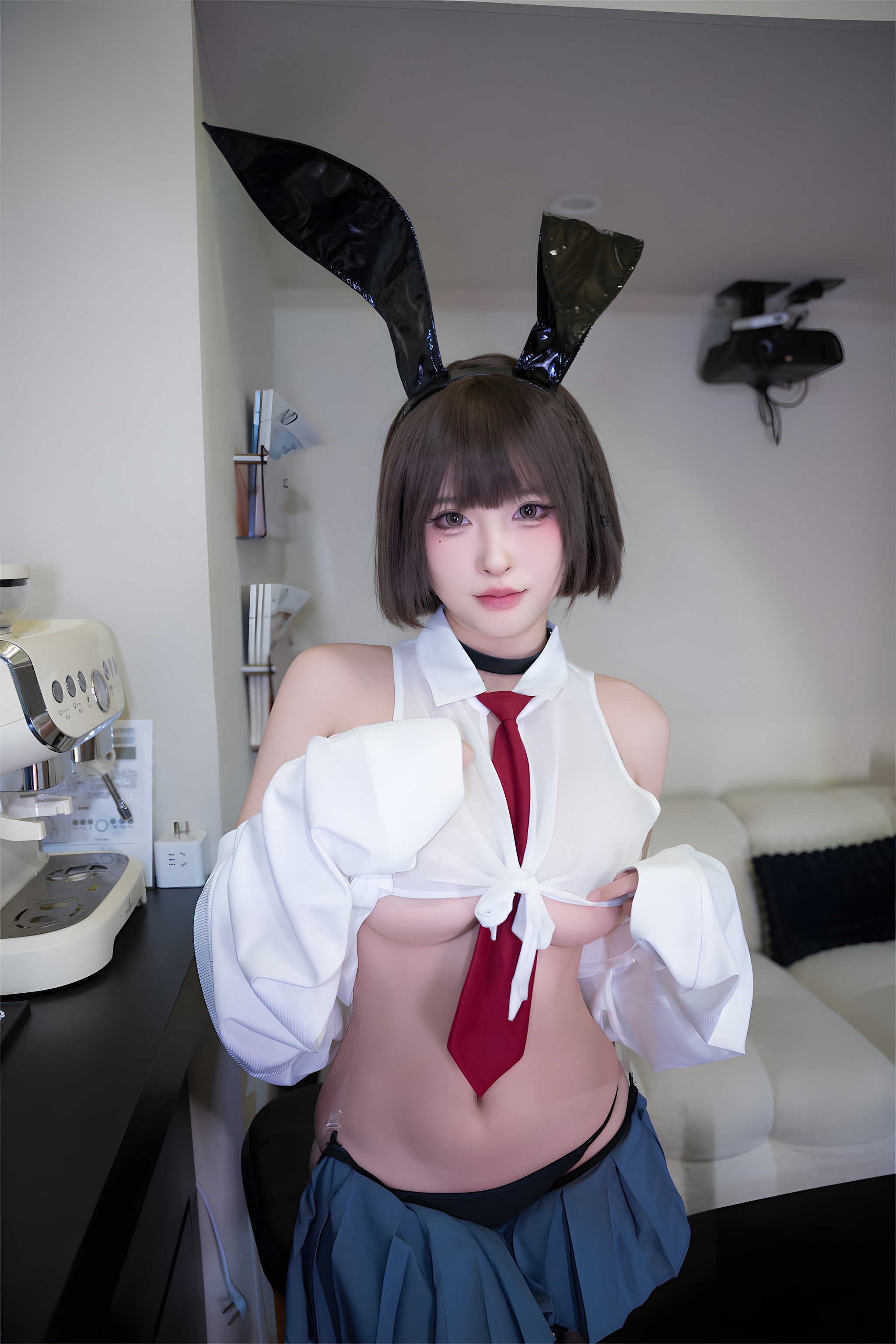 清水由乃 - NO.062 JK兔女郎 [59P]-XikXak